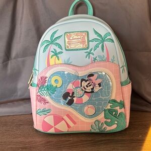 Disney Loungefly Minnie Mouse Tropical Backpack
